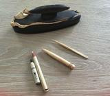 Antique nail buffs, and bone accessories