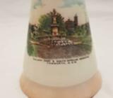 Shelley china vase. Tamworth Picture