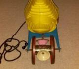 1960'S TOY TINPLATE AND PLASTIC SWAN