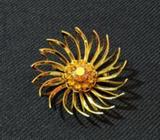 Vintage 'Flower' Sarah Coventry Brooch - Signed
