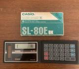 Casio SL-80E BK vintage calculator maculate condition (free shipping)