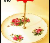 Lovely Vintage Saji Bone China High Tea Plate