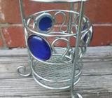 Metalwork pen holder