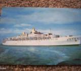 Vintage 1967 Colour Postcard: Oriana P & O cruise ship VGC