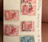 King George V 2 d red collection